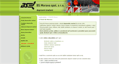 Desktop Screenshot of dopravni-znaceni-bsmorava.cz